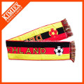 2015 fashion style acrylic woven football team scarf